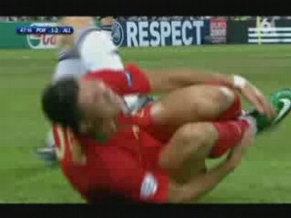 Et non, pour une fois Cristiano Ronaldo ne simulait pas.