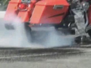 Harley-Davidson Burnout Video