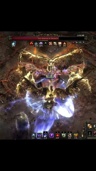 The Arbiter of Divinity - boss fight #pathofexile2 #poe2 #returnoftheancients