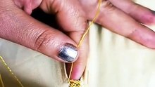 كرميطة الرندة على شكل مثلث من البدية مع الشرحالمفصل جديد وحصري#جديد #خياطة