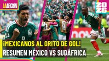 Raúl Jiménez dedica gol al cielo mientras México vence a Sudáfrica en el mundial