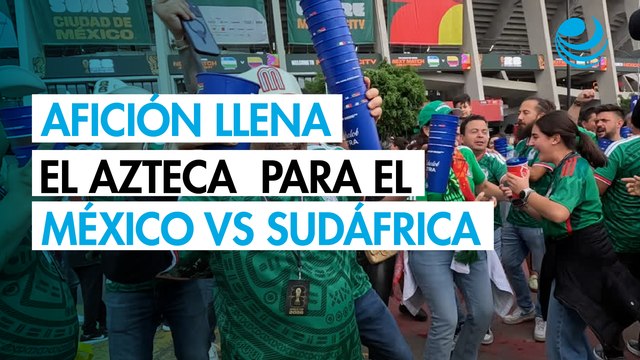 Fiesta mundialista: así llegaron los aficionados al Estadio Azteca para el México vs Sudáfrica