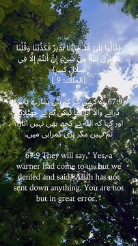 A powerful reminder from Surah Al-Mulk (67:9) on the importance of listening to the truth before it's too late. Let’s reflect on our hearts today and ensure we aren't turning away from guidance. 📖✨ #QuranVerses #SurahAlMulk #IslamicReminders #FaithReflec