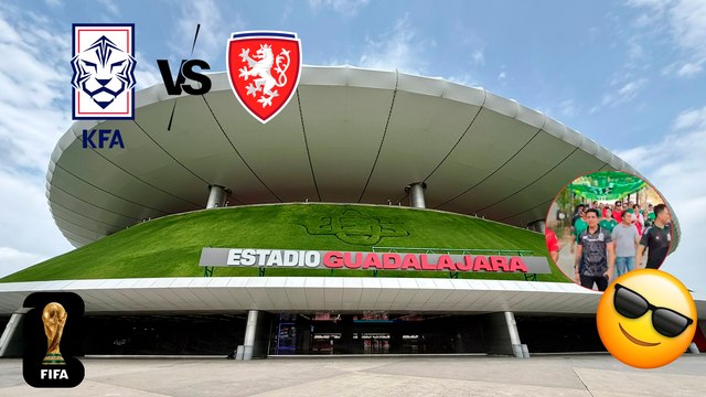Corea del Sur vs. Chequia; Aficionados comienzan a llegar al antes Estadio Akron