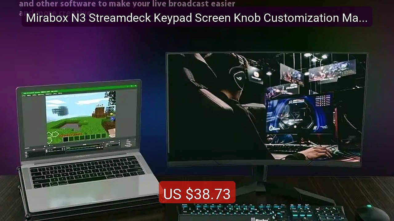 Mirabox N3 Streamdeck Keypad Screen Knob Customization Macro M... -- Hot Deal 2026 | Limited Offer!