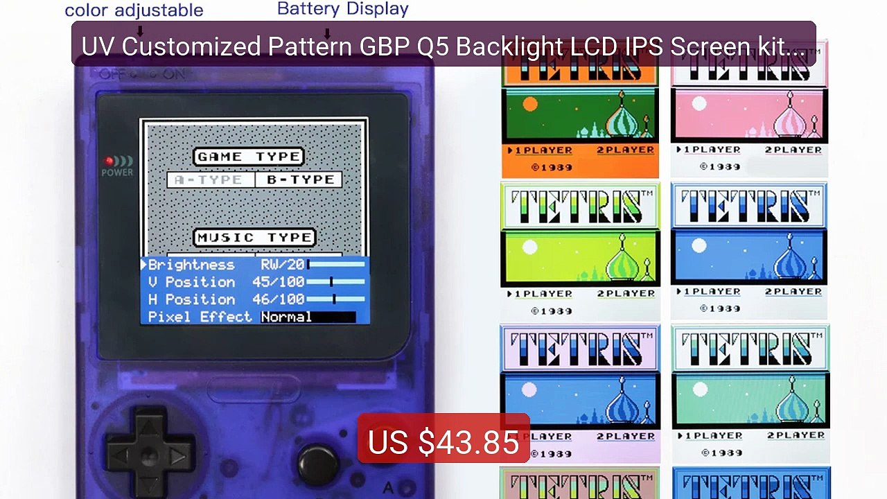 UV Customized Pattern GBP Q5 Backlight LCD IPS Screen kit Typ... -- Amazing Value 2026 | Must Have!