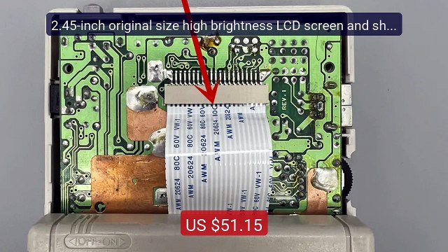 2.45-inch original size high brightness LCD screen and shel... Top Pick 2026 | Unbeatable Price!