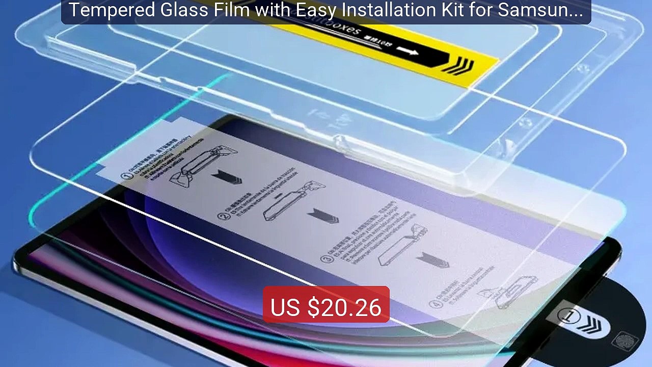 Tempered Glass Film with Easy Installation Kit for Samsung Ga... -- Amazing Value 2026 | Must Have!