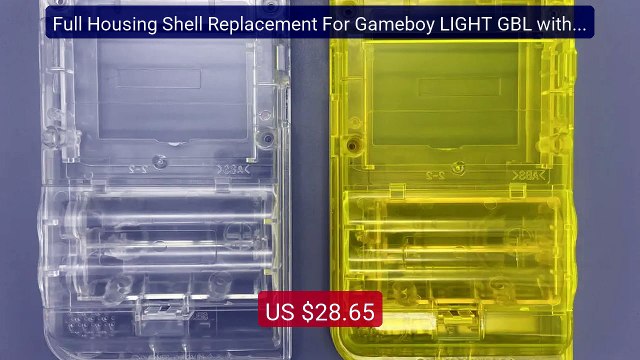 Full Housing Shell Replacement For Gameboy LIGHT GBL with glass mir... Top Rated 2026 | Buy Now!
