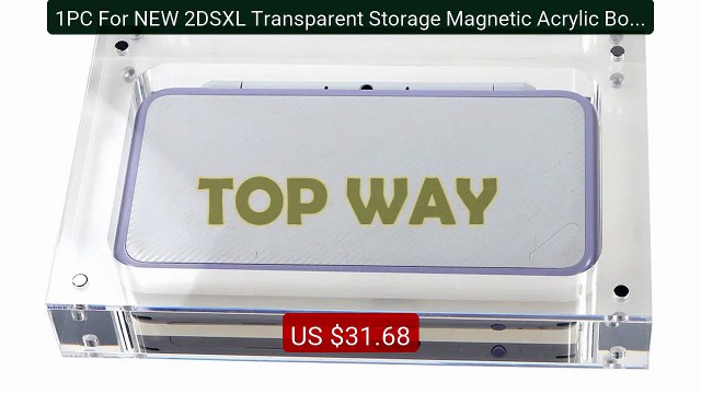 1PC For NEW 2DSXL Transparent Storage Magnetic Acrylic Box ... Top Pick 2026 | Unbeatable Price!