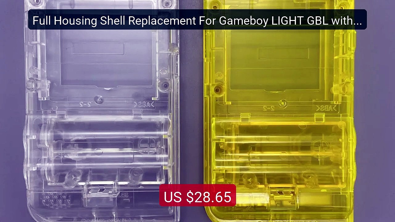 Full Housing Shell Replacement For Gameboy LIGHT GBL with glass mi... -- Best Deal 2026 | Shop Now!