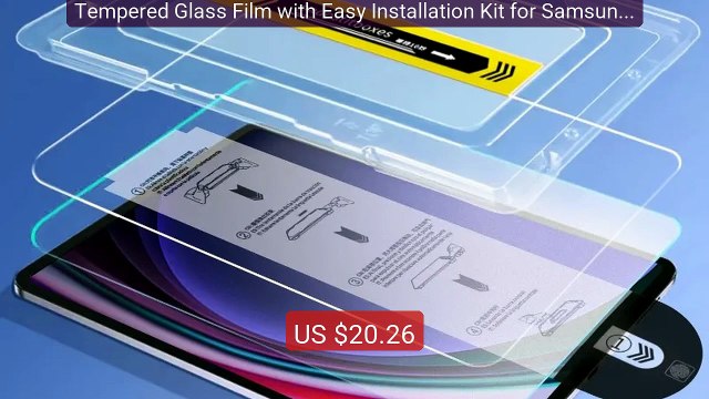Tempered Glass Film with Easy Installation Kit for Samsung ... Top Pick 2026 | Unbeatable Price!