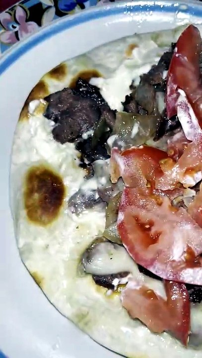 My Steak, Onions & Swiss Cheese Wrap