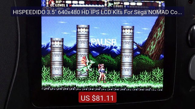 HISPEEDIDO 3.5 640x480 HD IPS LCD Kits For Sega NOMAD Console... Hot Deal 2026 | Limited Offer!