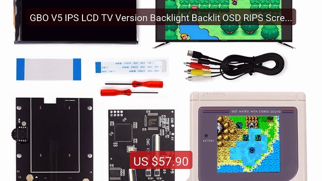 GBO V5 IPS LCD TV Version Backlight Backlit OSD RIPS Screen Kit For... Top Rated 2026 | Buy Now!