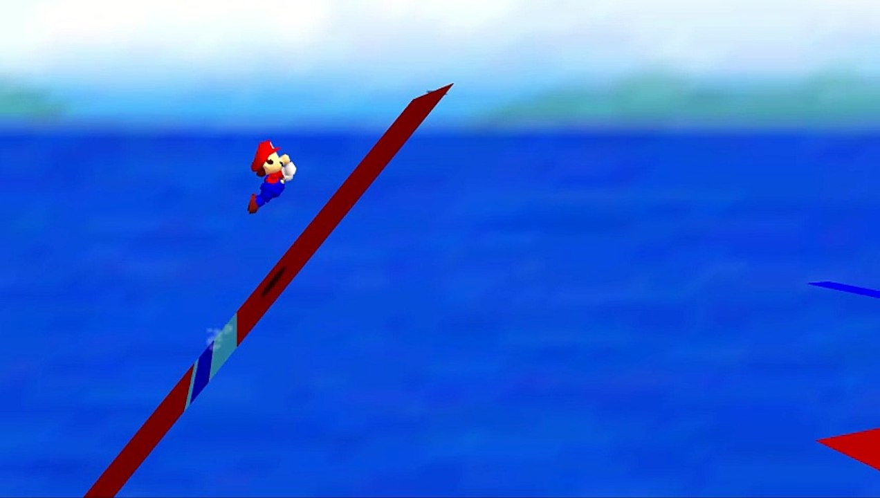 Super Mario 64 Momentum Testing