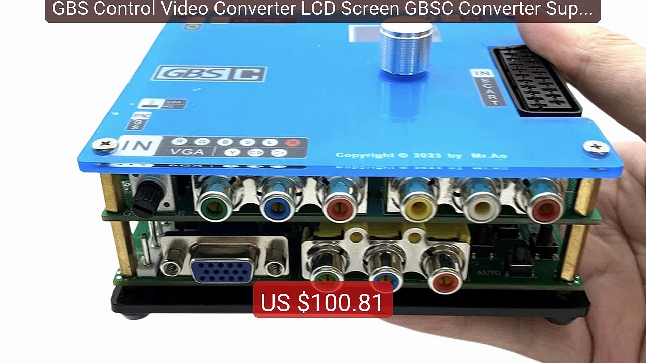 GBS Control Video Converter LCD Screen GBSC Converter Supports 1080... -- Top Rated 2026 | Buy Now!