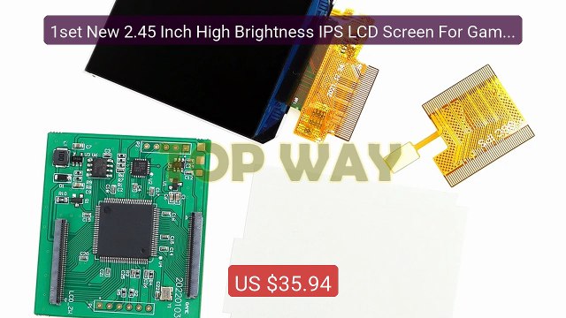 1set New 2.45 Inch High Brightness IPS LCD Screen For Gameb... Top Pick 2026 | Unbeatable Price!