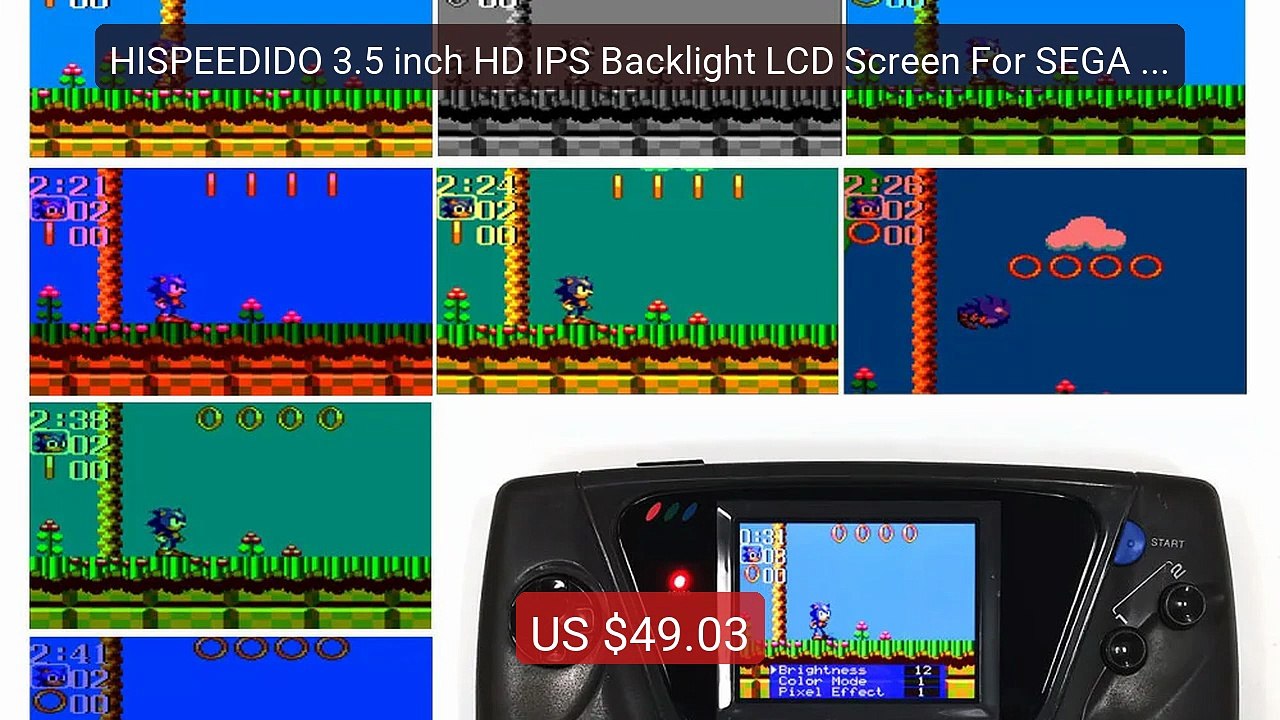 HISPEEDIDO 3.5 inch HD IPS Backlight LCD Screen For SEGA Game ... -- Best Buy 2026 | Great Quality!