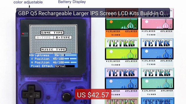GBP Q5 Rechargeable Larger IPS Screen LCD Kits Build-in OSD FR... Hot Deal 2026 | Limited Offer!
