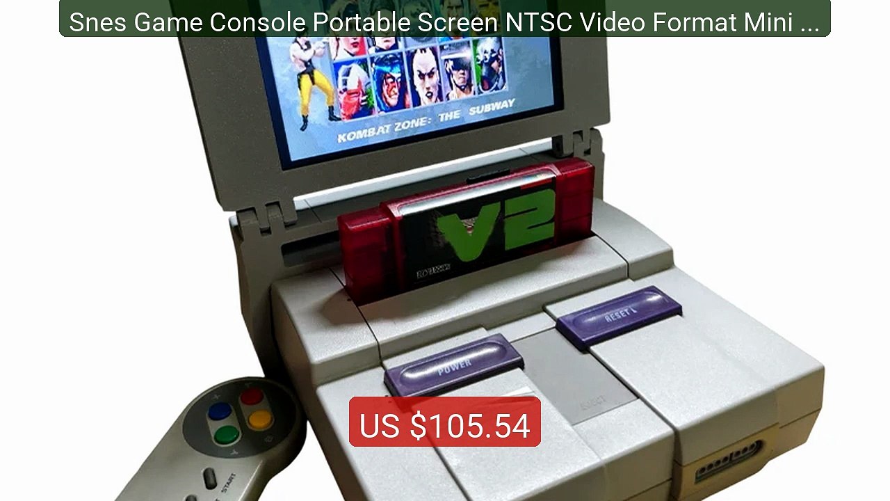 Snes Game Console Portable Screen NTSC Video Format Mini Monitor -- Best Buy 2026 | Great Quality!