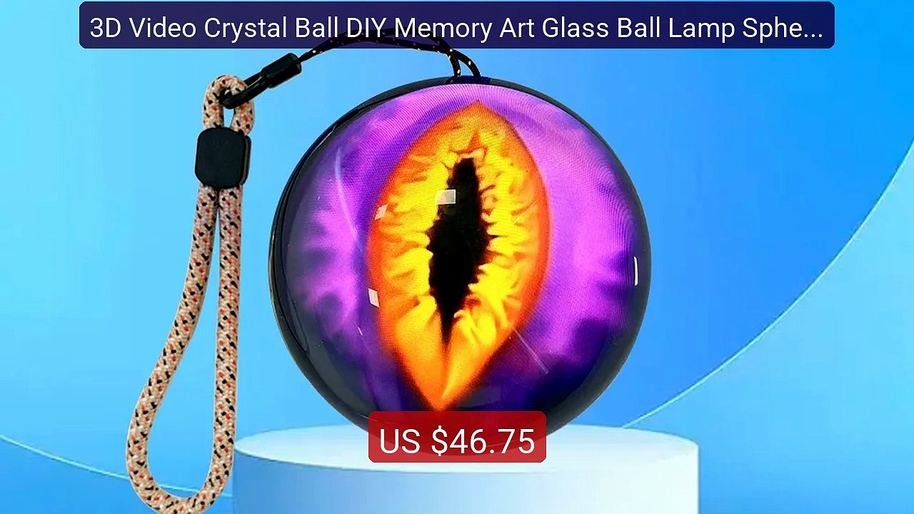3D Video Crystal Ball DIY Memory Art Glass Ball Lamp Spheri... -- Top Pick 2026 | Unbeatable Price!
