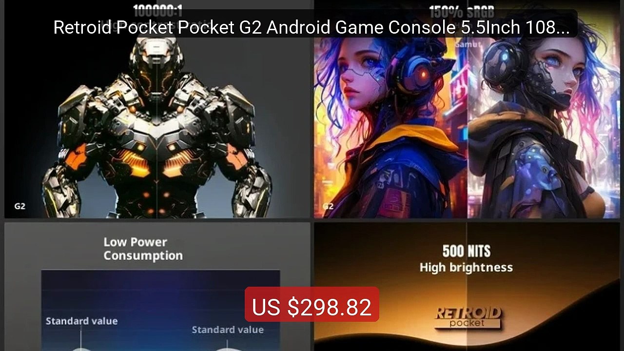 Retroid Pocket Pocket G2 Android Game Console 5.5Inch 1080P... -- Top Pick 2026 | Unbeatable Price!