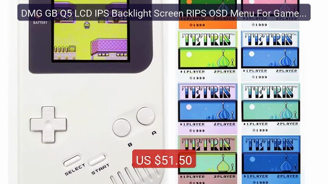 DMG GB Q5 LCD IPS Backlight Screen RIPS OSD Menu For Game Boy Clas... Best Deal 2026 | Shop Now!