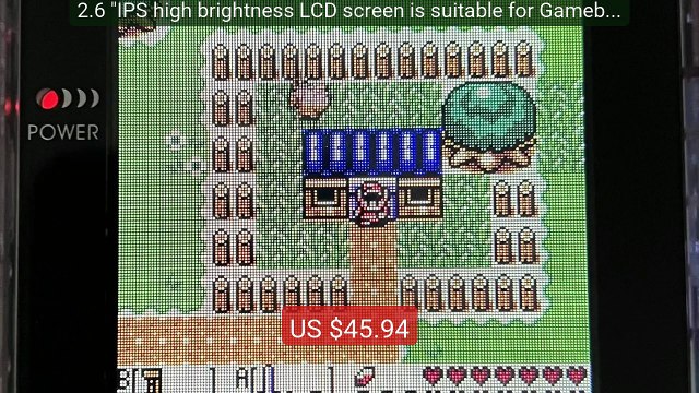 2.6 IPS high brightness LCD screen is suitable for Gameboy color I... Top Rated 2026 | Buy Now!