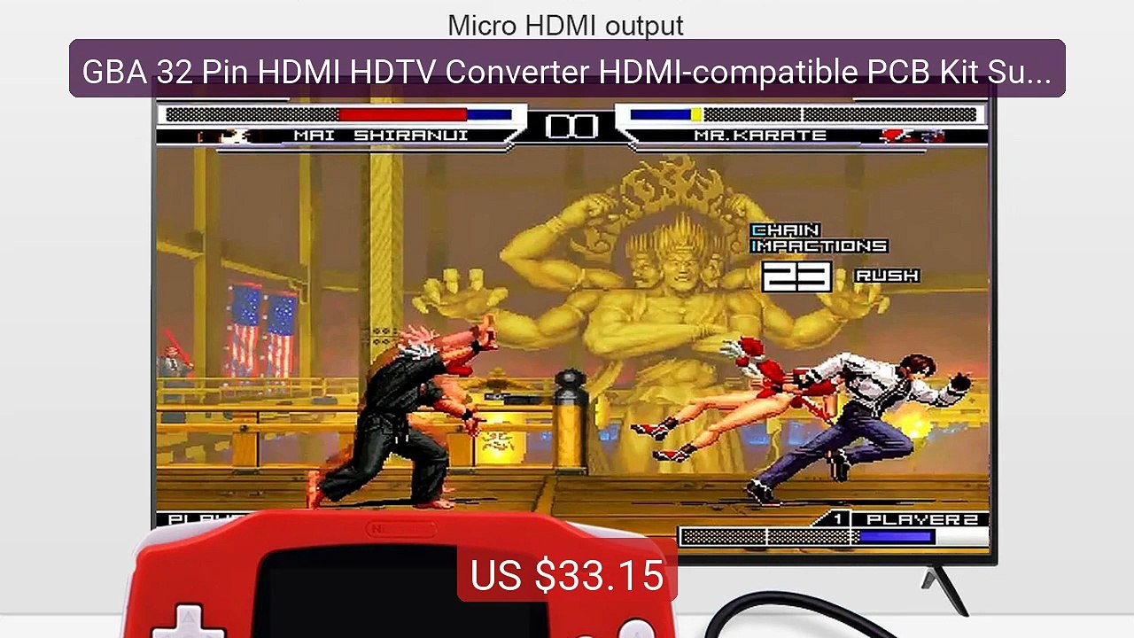 GBA 32 Pin HDMI HDTV Converter HDMI-compatible PCB Kit Support... -- Hot Deal 2026 | Limited Offer!