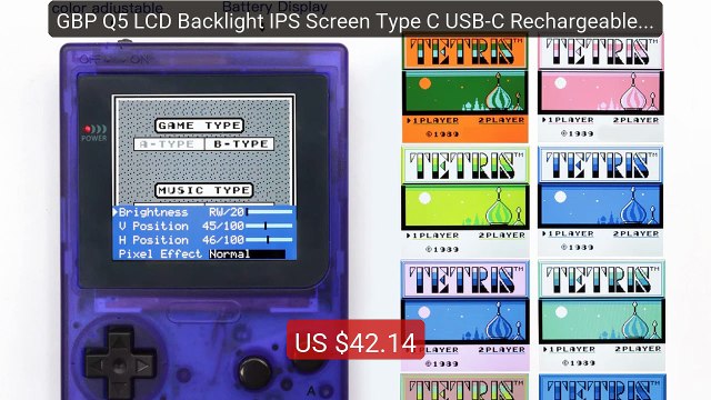 GBP Q5 LCD Backlight IPS Screen Type C USB-C Rechargeable Batt... Hot Deal 2026 | Limited Offer!
