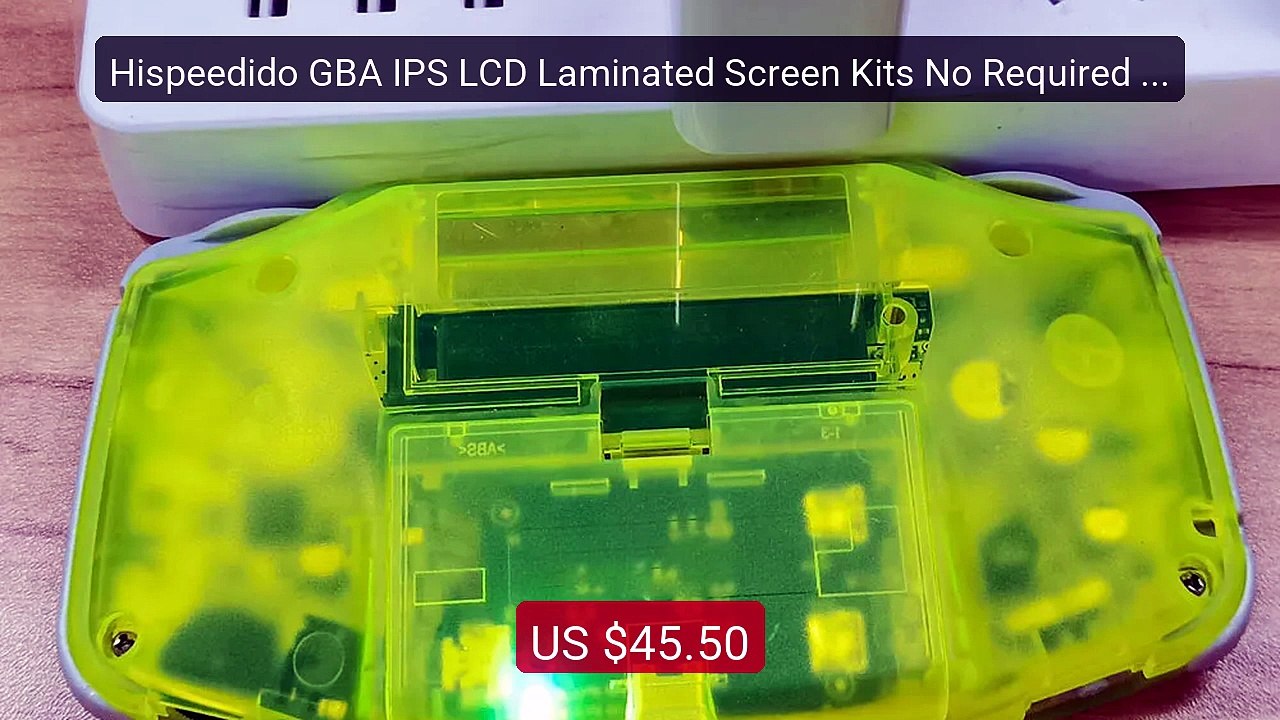 Hispeedido GBA IPS LCD Laminated Screen Kits No Required Solde... -- Hot Deal 2026 | Limited Offer!