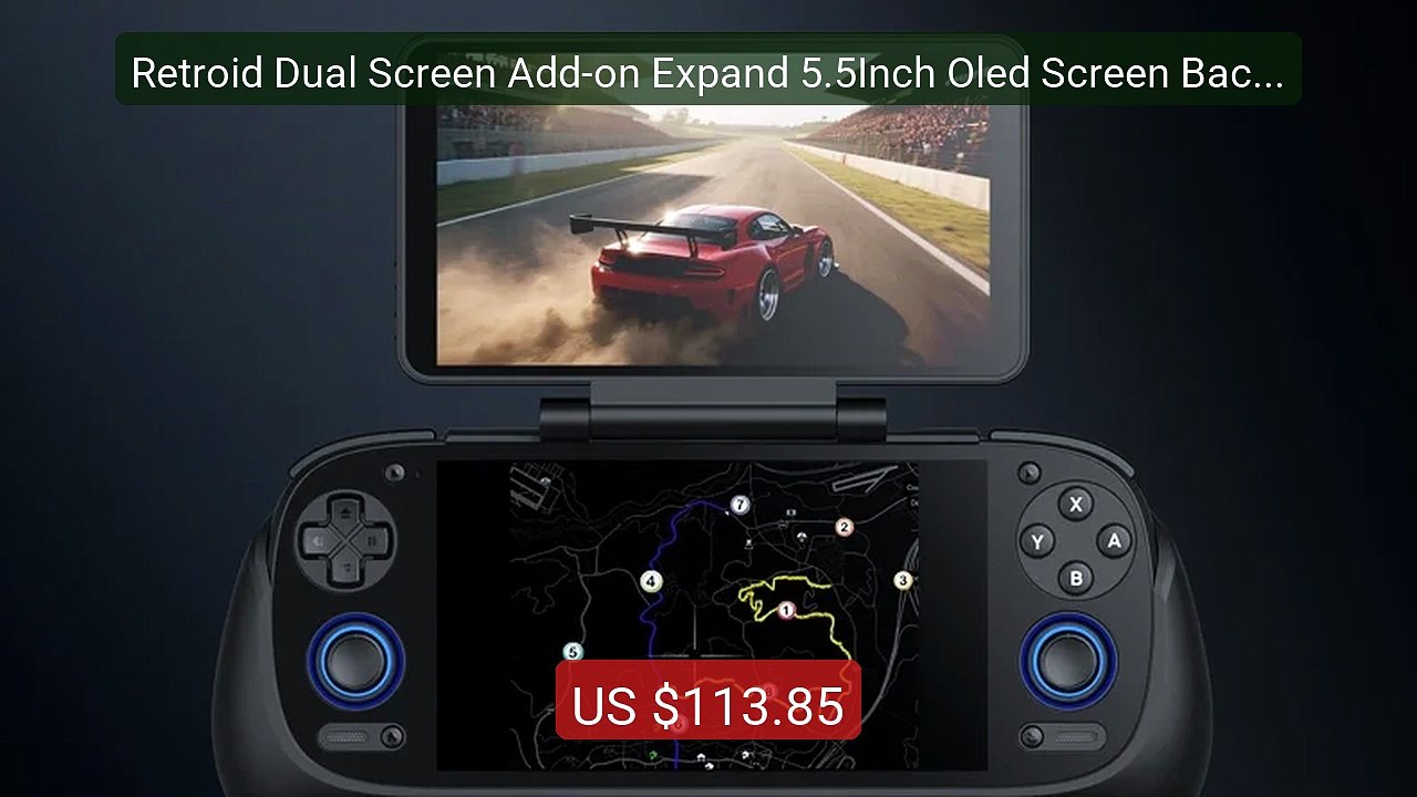 Retroid Dual Screen Add-on Expand 5.5Inch Oled Screen Back ... -- Top Pick 2026 | Unbeatable Price!