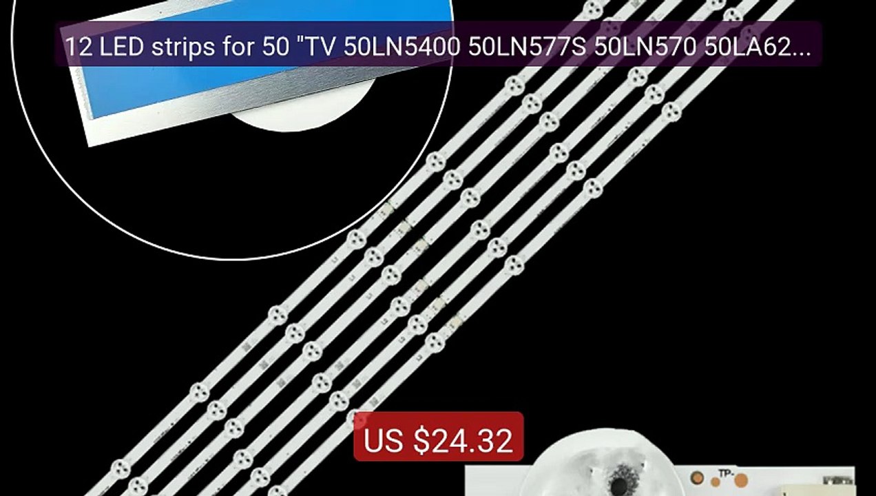 12 LED strips for 50 "TV 50LN5400 50LN577S 50LN570 50LA620V... -- Top Pick 2026 | Unbeatable Price!