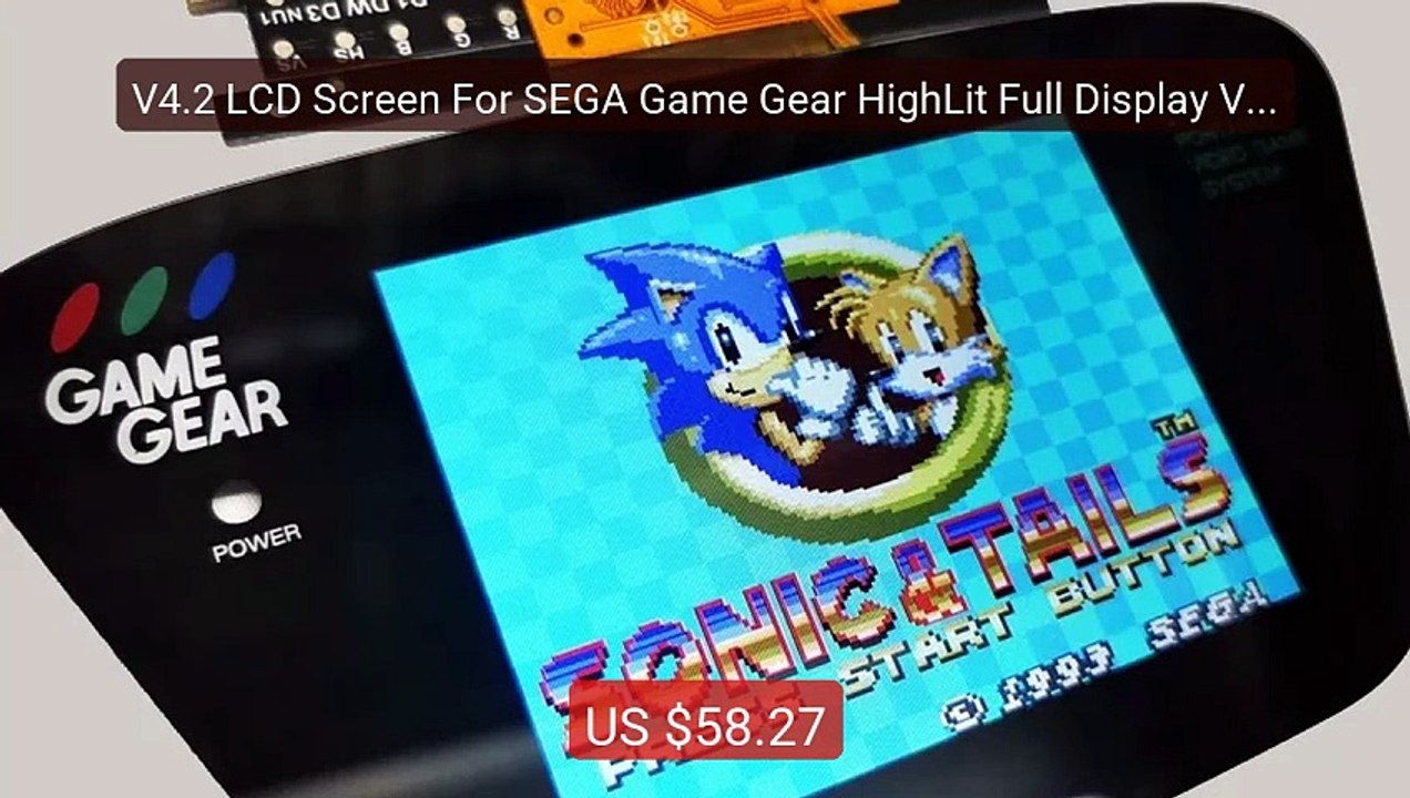 V4.2 LCD Screen For SEGA Game Gear HighLit Full Display VGA Out Mo... -- Best Deal 2026 | Shop Now!
