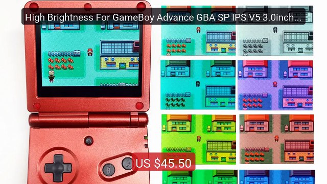 High Brightness For GameBoy Advance GBA SP IPS V5 3.0inch LCD ... Best Buy 2026 | Great Quality!
