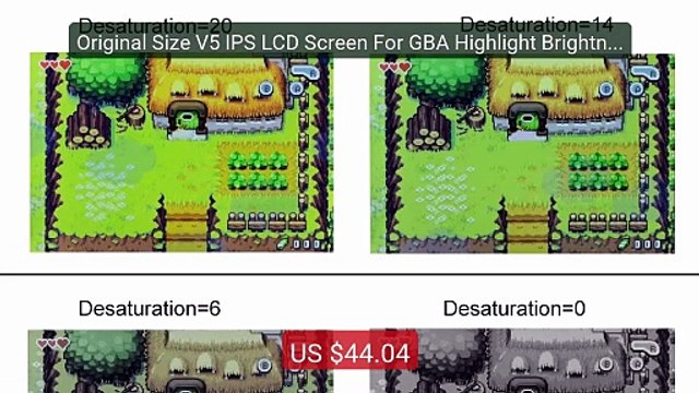 Original Size V5 IPS LCD Screen For GBA Highlight Brightness ... Amazing Value 2026 | Must Have!