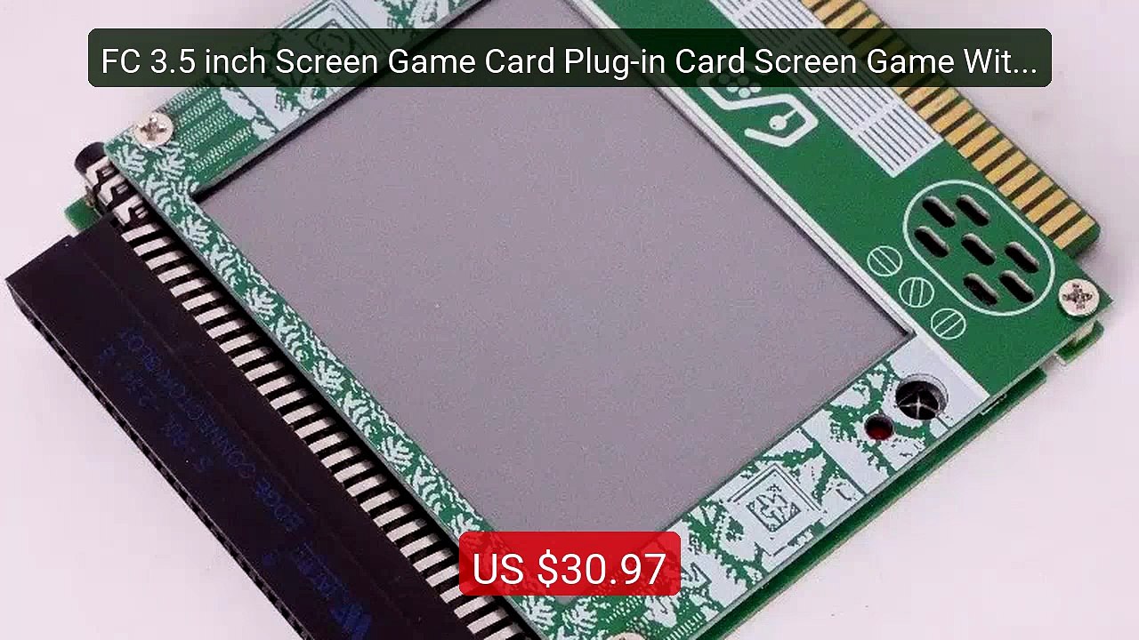 FC 3.5 inch Screen Game Card Plug-in Card Screen Game With Remote ... -- Best Deal 2026 | Shop Now!