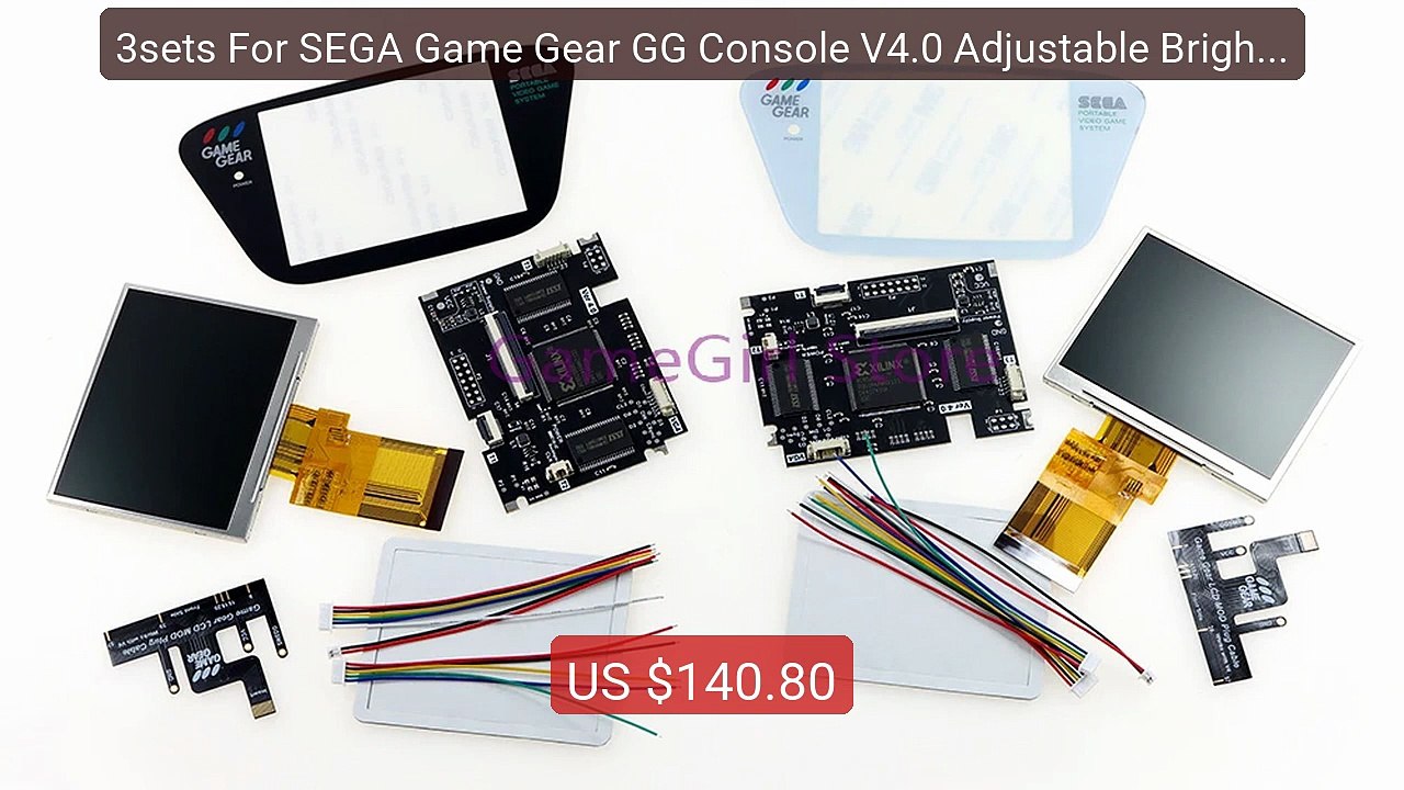 3sets For SEGA Game Gear GG Console V4.0 Adjust...