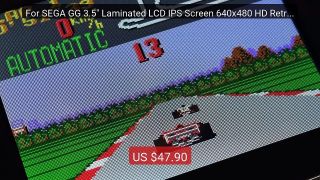 For SEGA GG 3.5 Laminated LCD IPS Screen 640x480 HD Retro Pix... Hot Deal 2026 | Limited Offer!