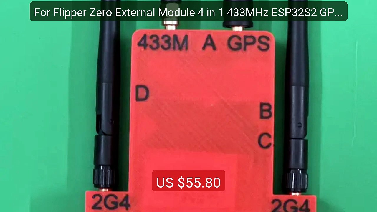 For Flipper Zero External Module 4 in 1 433MHz ESP32S2 GPS with 2.8... -- Top Rated 2026 | Buy Now!