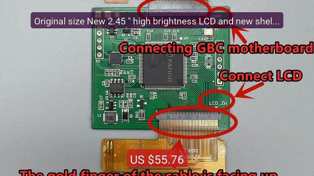 Original size New 2.45 high brightness LCD and new shell for... Best Buy 2026 | Great Quality!
