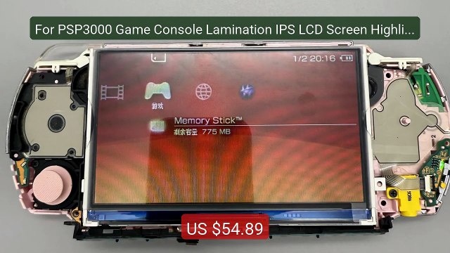 For PSP3000 Game Console Lamination IPS LCD Screen Highligh... Top Pick 2026 | Unbeatable Price!