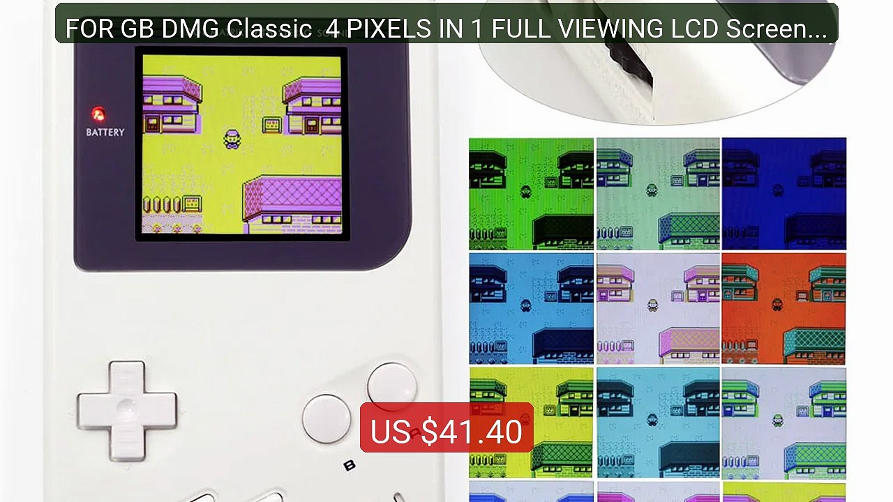 FOR GB DMG Classic  4 PIXELS IN 1 FULL VIEWING LCD Screen BACKLIGH... -- Best Deal 2026 | Shop Now!