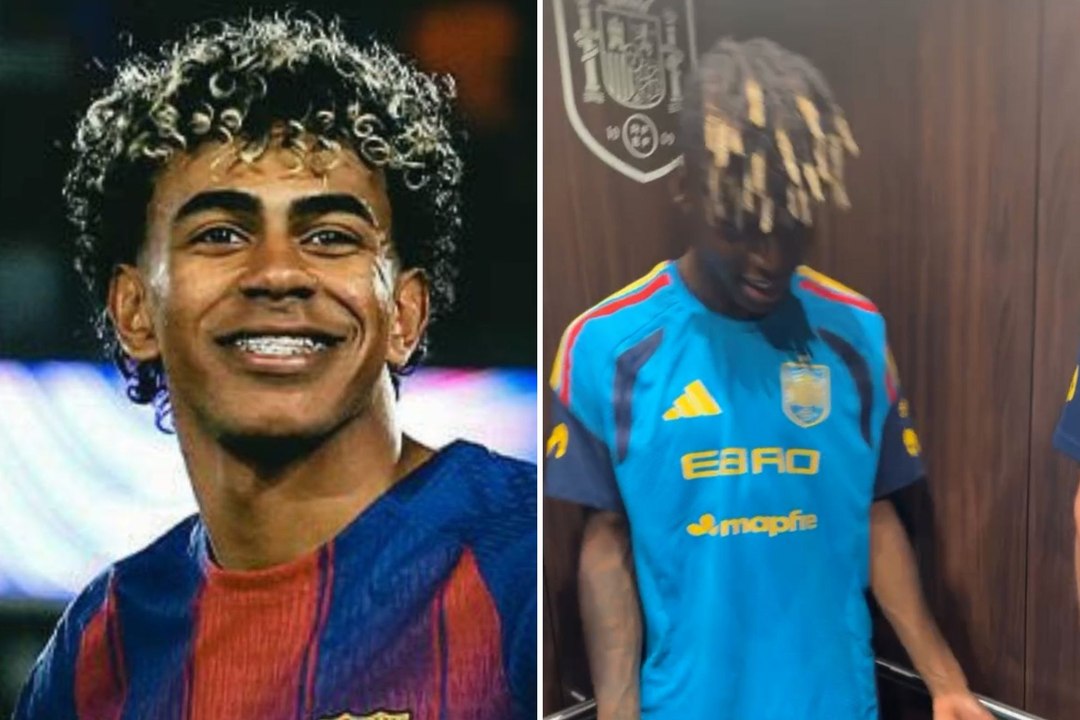 Lamine Yamal mocks Nico Williams over awkward sandal moment