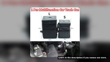 1 Pcs Portable Waterproof Car Trash Can Auto Organizer Garbage Can Car Accessories