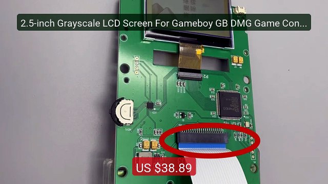 2.5-inch Grayscale LCD Screen For Gameboy GB DMG Game Console Cut-... Best Deal 2026 | Shop Now!