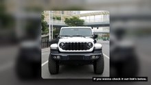 Front Grille Grid Grill Guard for Jeep Wrangler JL 2018-2024 Gladiator ABS Blackout No Camera Hole