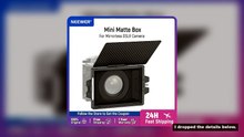 NEEWER PG002 Mini Matte Box with 4"x5.65" Filter Tray Carbon Fiber Flag For K&F NISI TIFFEN Cinema F