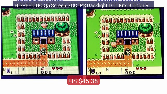 HISPEEDIDO Q5 Screen GBC IPS Backlight LCD Kits 8 Color Retro... Amazing Value 2026 | Must Have!